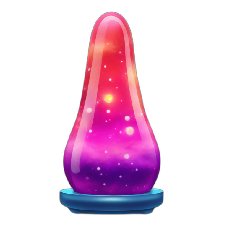 Lava lamp Milky Way galaxy emoji