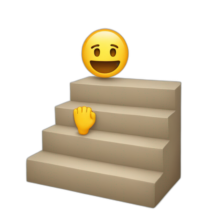a single step emoji