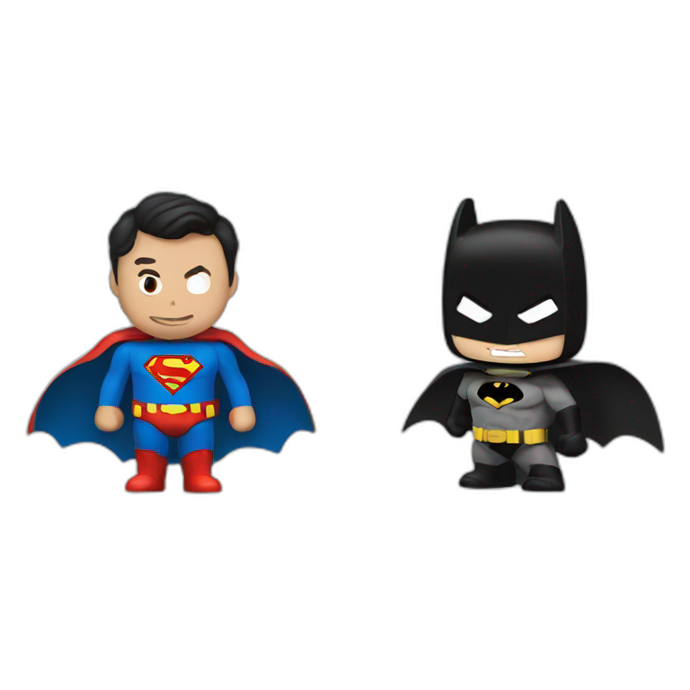 superman vs batman emoji