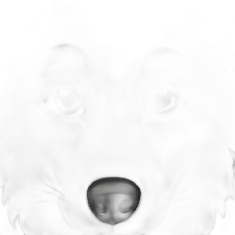 black wolf, green eyes emoji