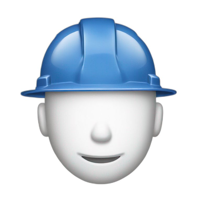 construction white hard hat helmet emoji