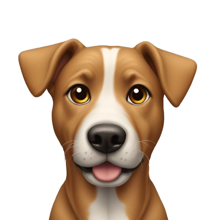 ears up dog black emoji