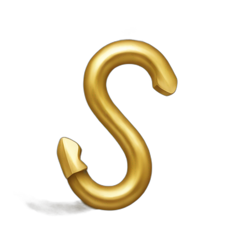 mettalic hook with rope emoji