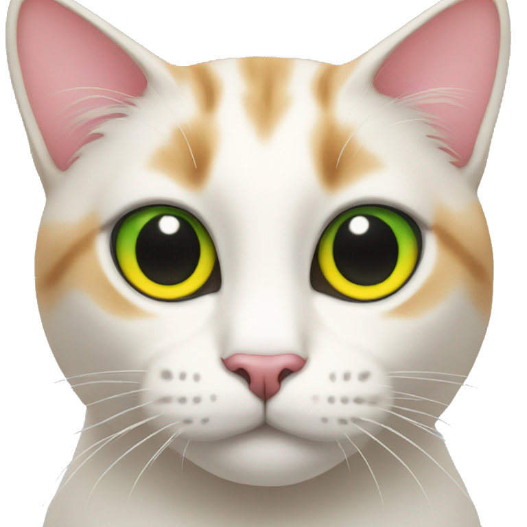 cat with rgb eyes emoji