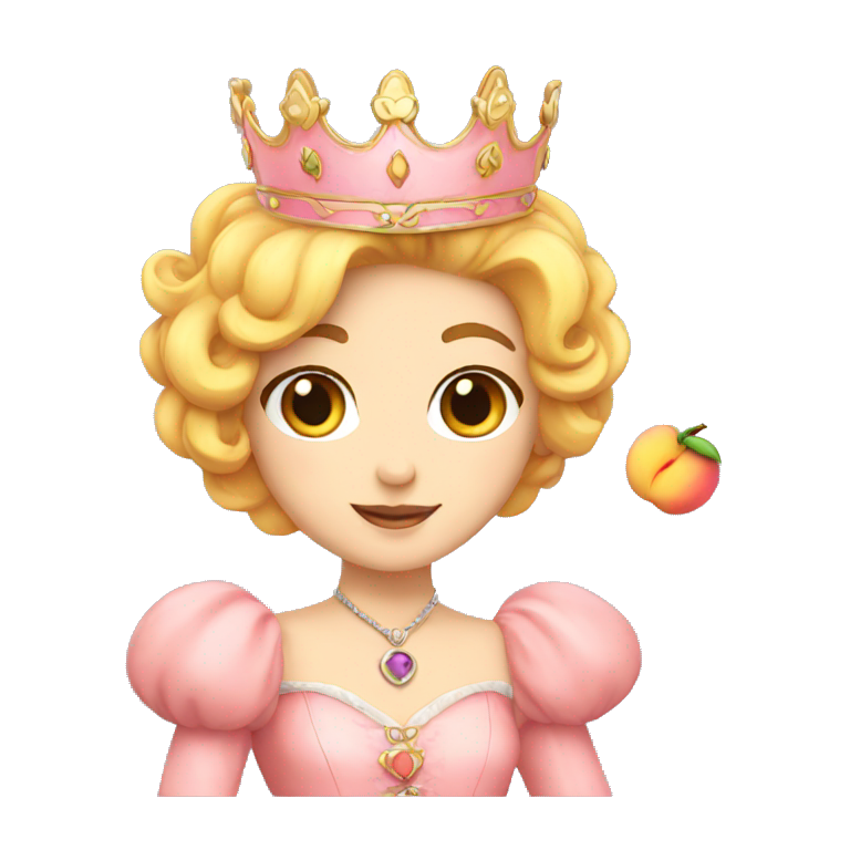 Princes peach emoji