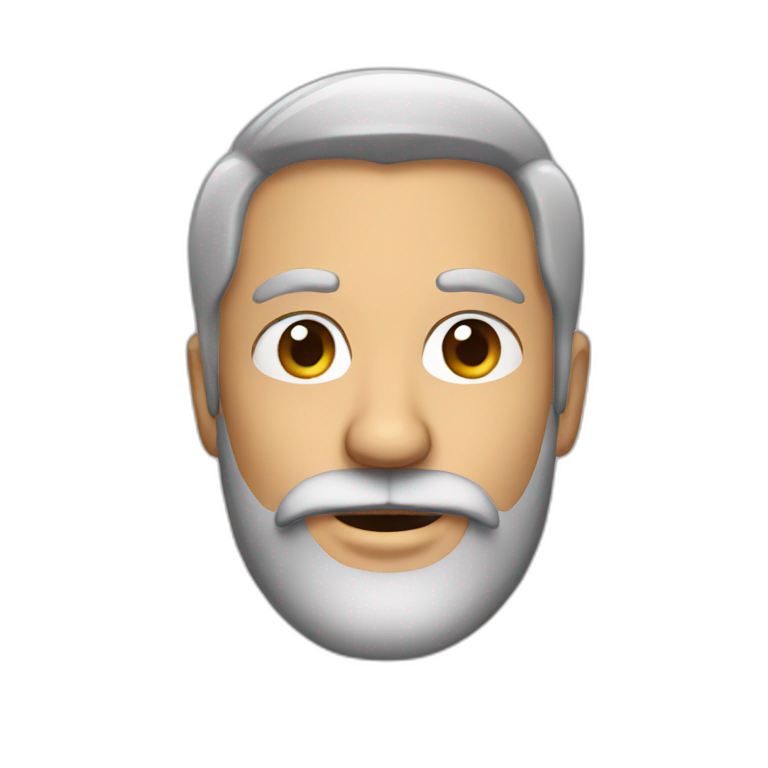 A man with a beard emoji