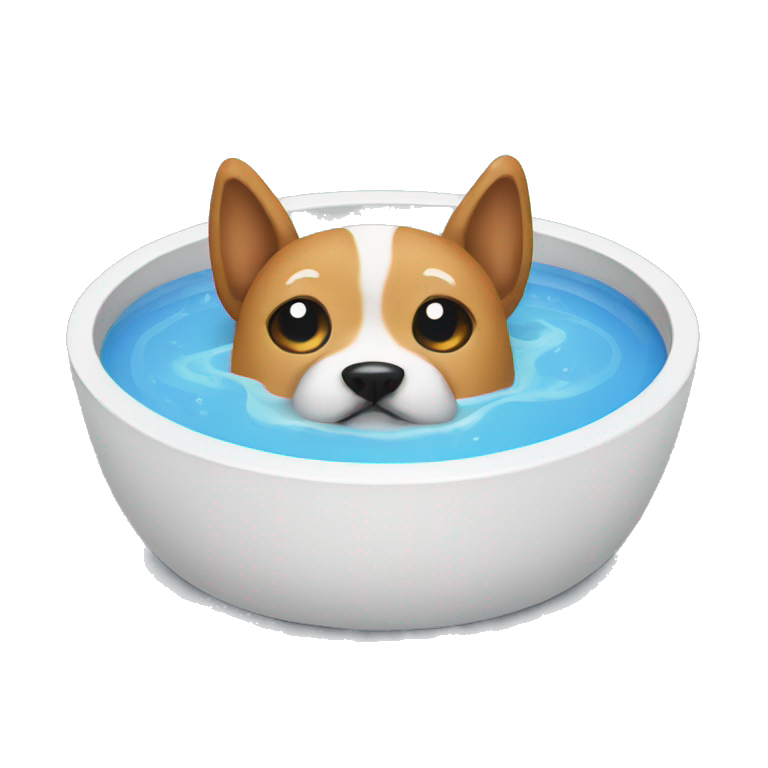 dog bowl with water emoji