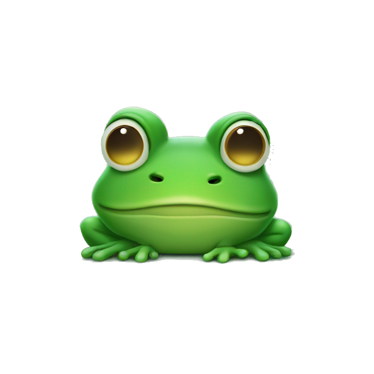 sad waiting frog emoji