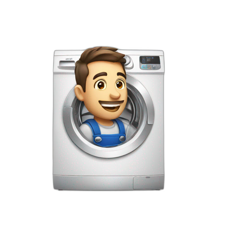 Washing machine repairman  emoji