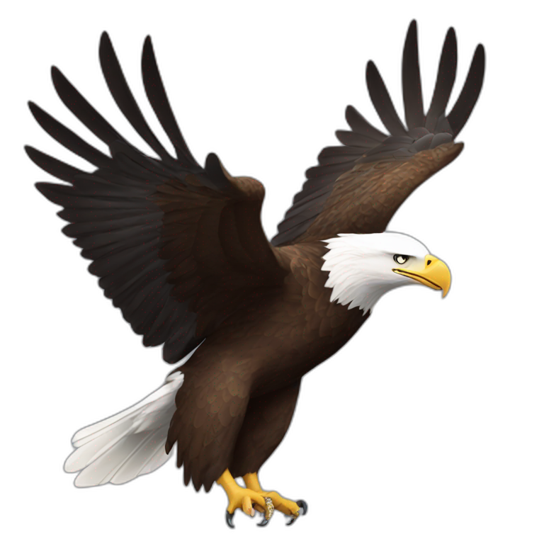 Bald Eagle Flying emoji