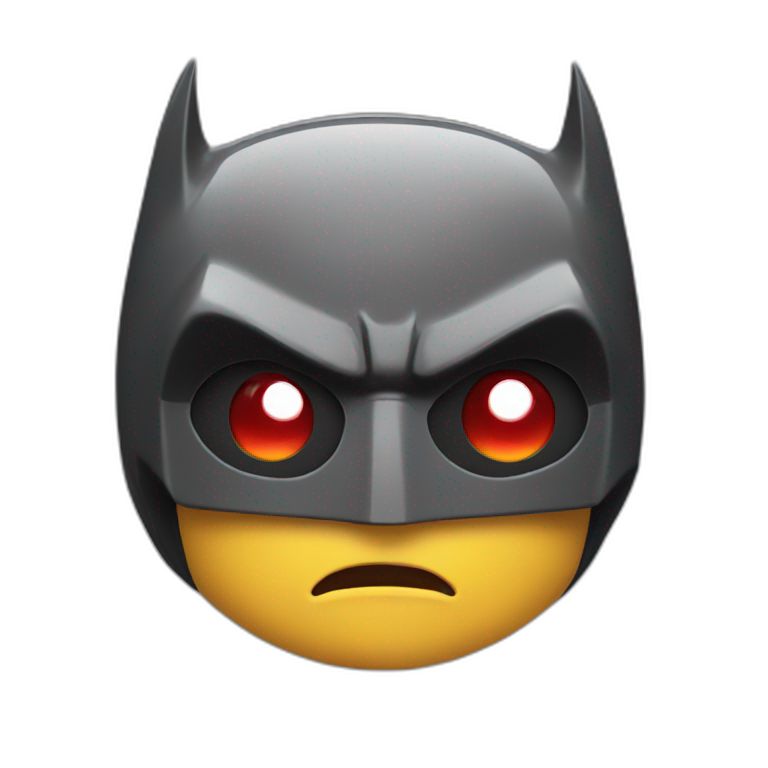 Batman alarm clock emoji