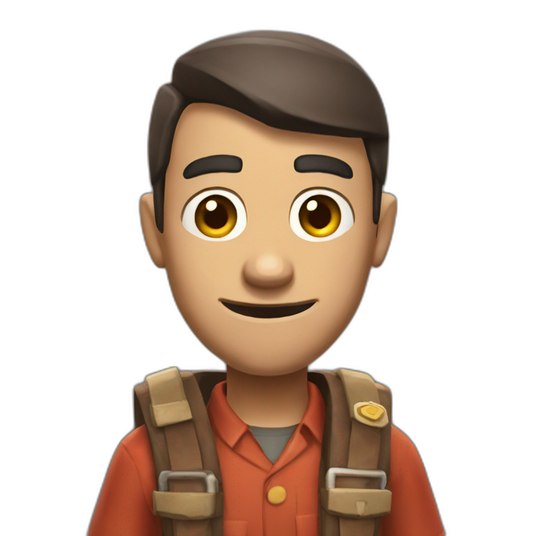 Scout from Team fortress 2 emoji
