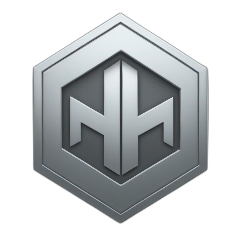 platinum hexagon insignia emoji