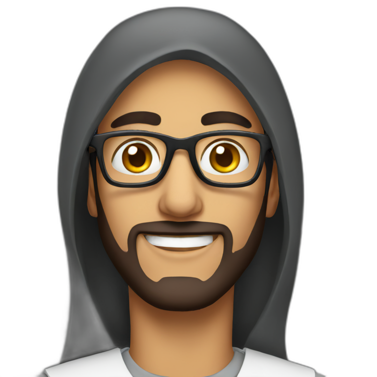 Arab wearing glasses  emoji