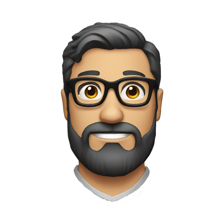 superman with glasses and beard emoji