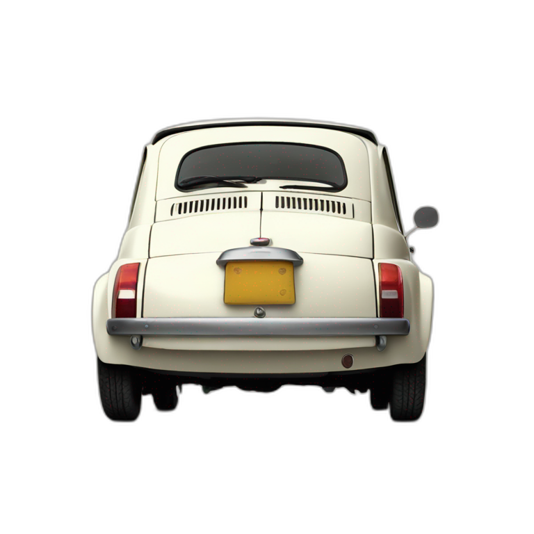 Fiat 500 old emoji