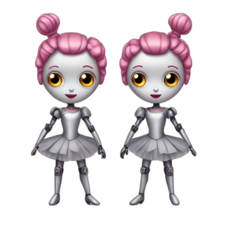 twins ballerinas robots atomic heart emoji