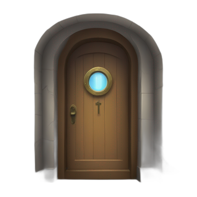 open door to the crypt emoji