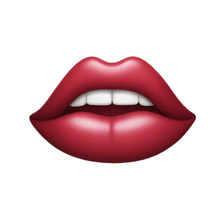 Lip emoji