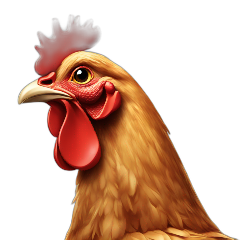Chicken in kfc emoji