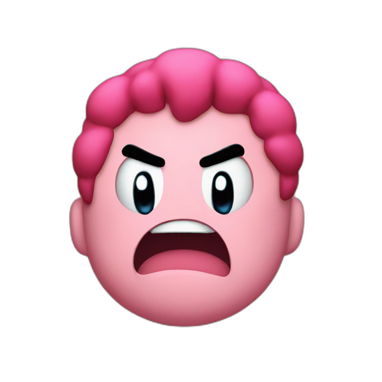 Kirby angry german emoji