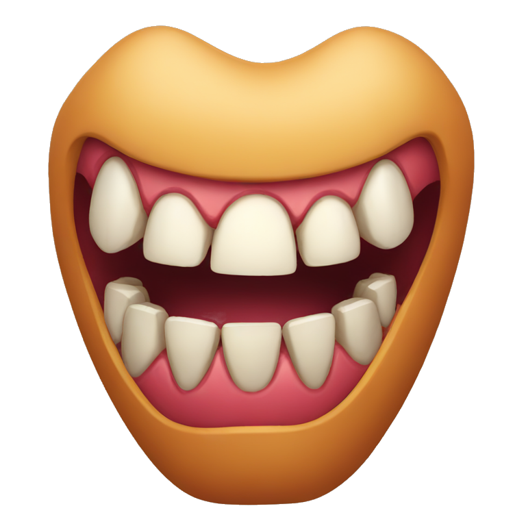 SHARP teeth emoji