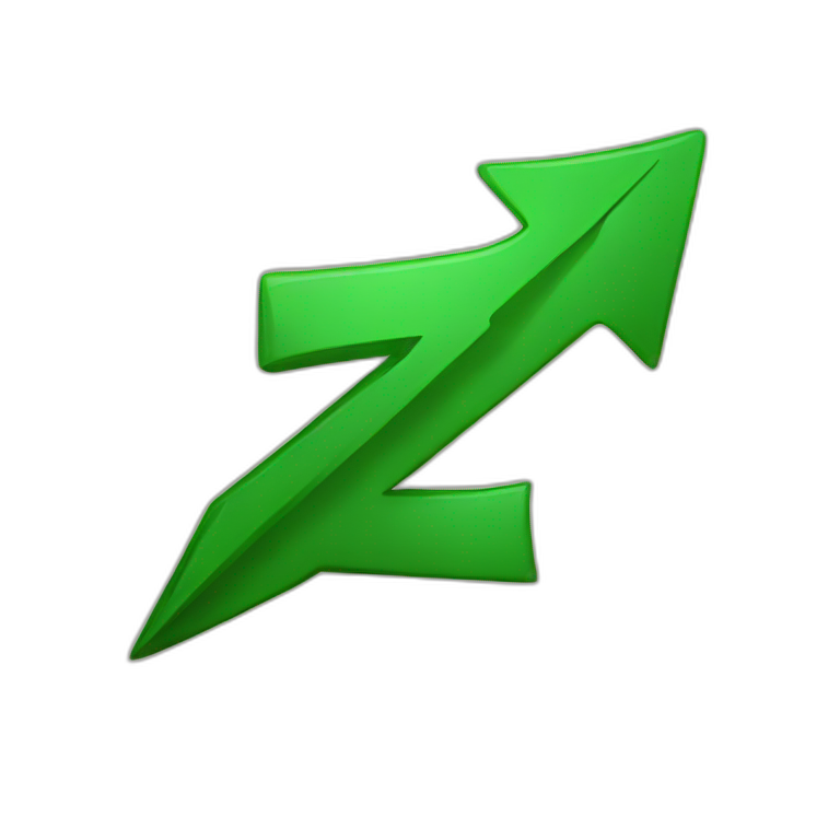 green arrow pointing up emoji