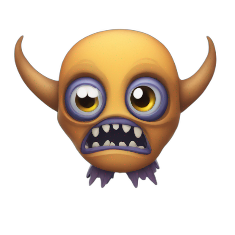Monstruo tierno emoji