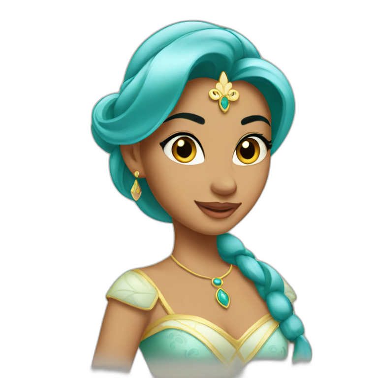 Princesse jasmine emoji