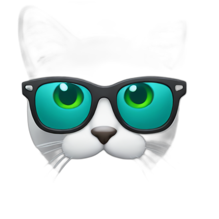 cool cat wearing shades emoji