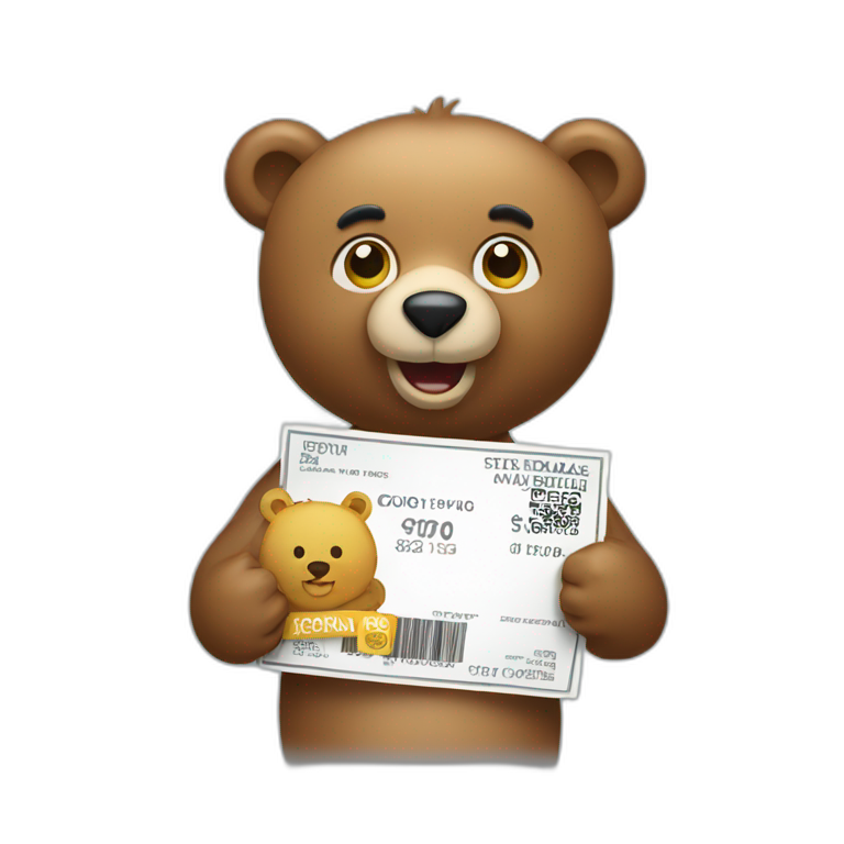 Bear Holding coupon emoji
