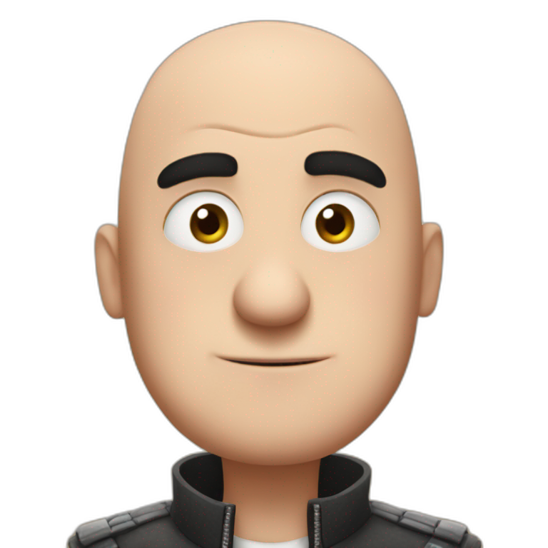 gru from despicable me bald emoji