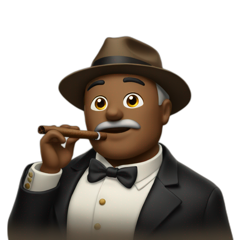 don smoking cigar emoji