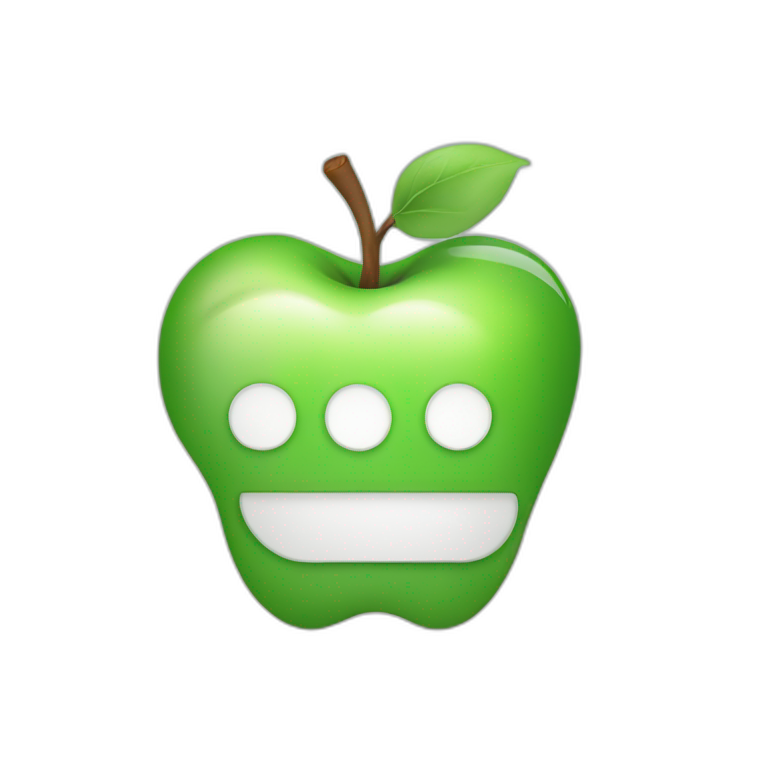 Apple logo if it was vapourware emoji