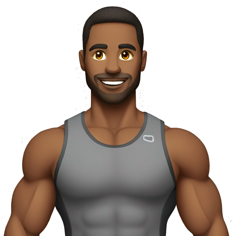 personal trainer at the gym emoji