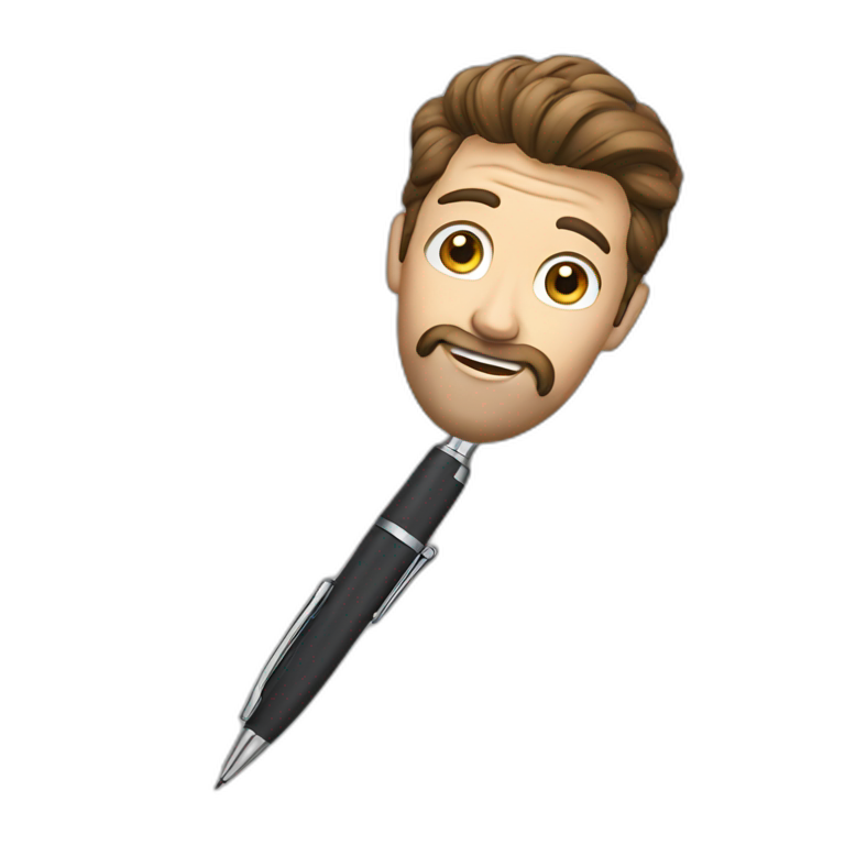 pen is man emoji