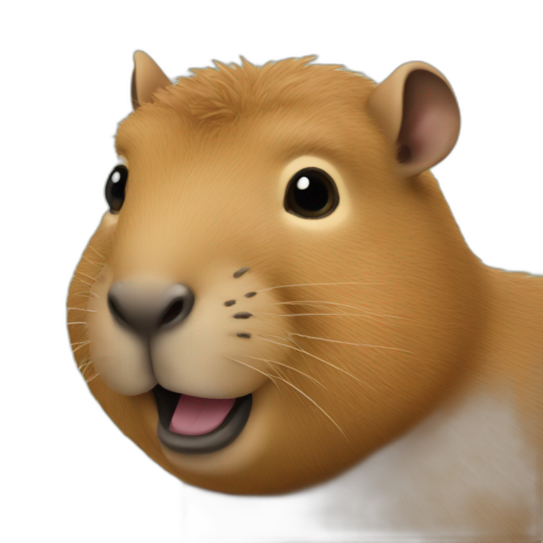 party-capibara-happy-face emoji