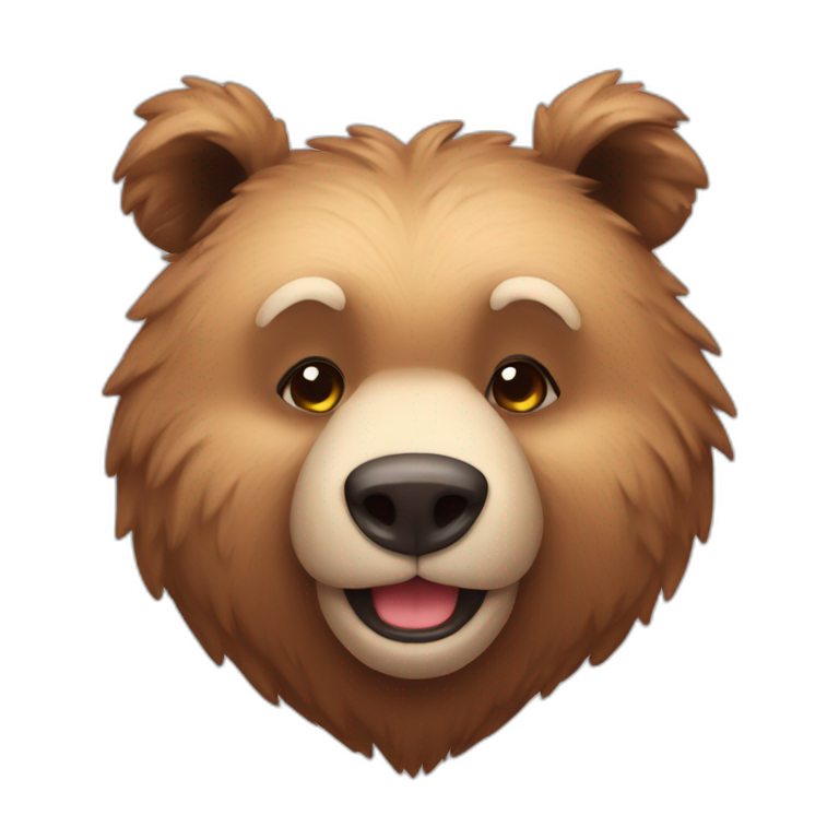 Orso con cuore emoji