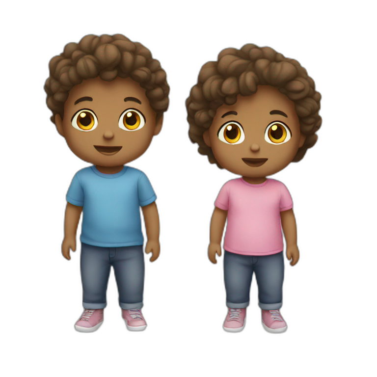 2 toddlers emoji