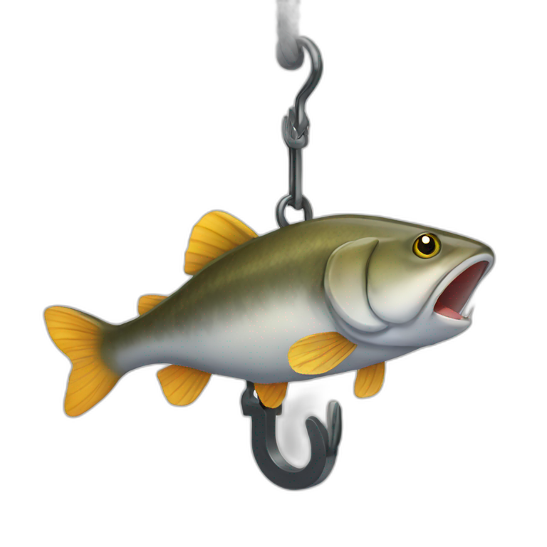catfish on a hook emoji