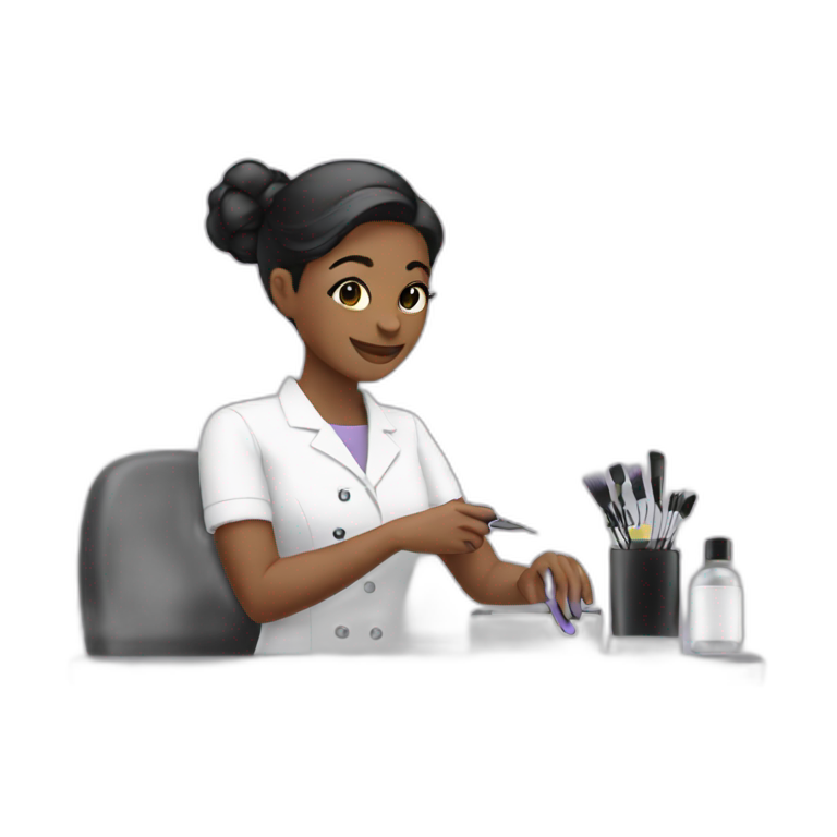 manicurist at work emoji