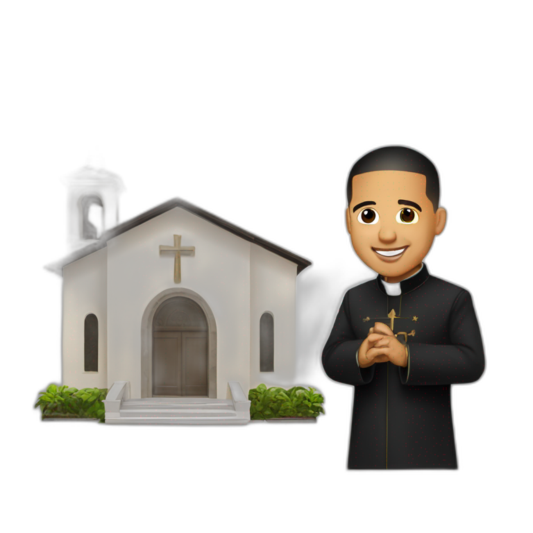 daddy yankee as a catholic pastor emoji