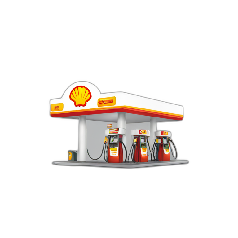 Shell fuel station emoji