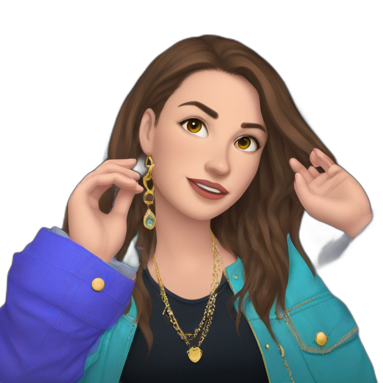 "stylish girl in jacket" emoji
