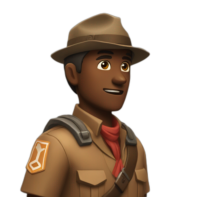 Scout from team fortress two emoji