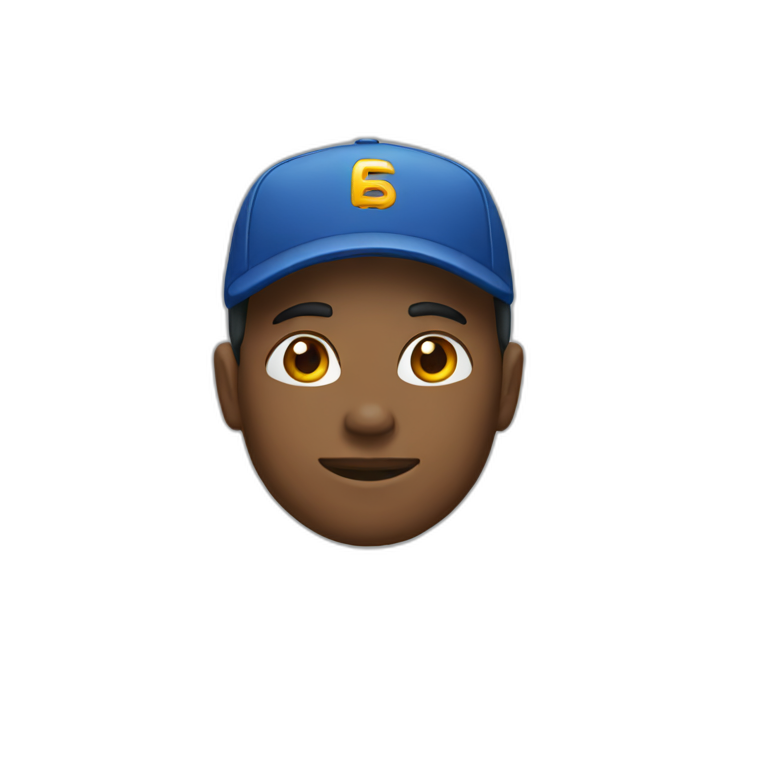 man wear cap emoji