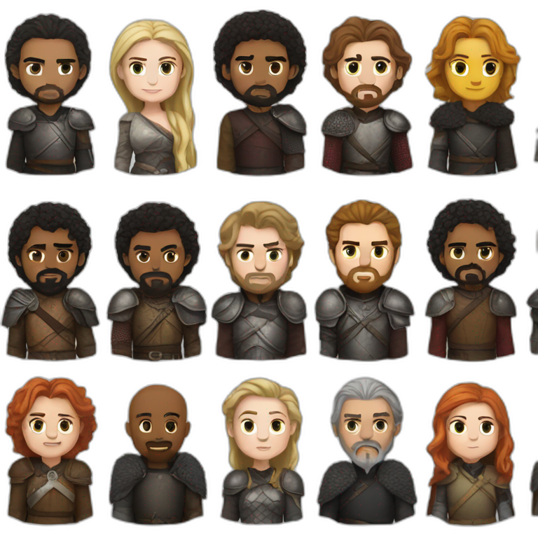 Game of thrones emoji