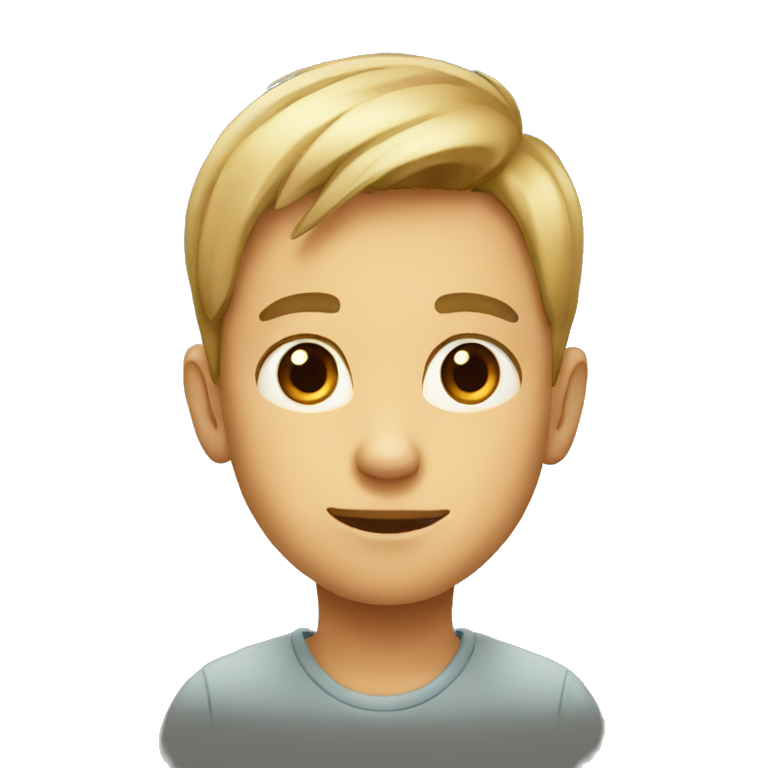 Boy with  big ear emoji