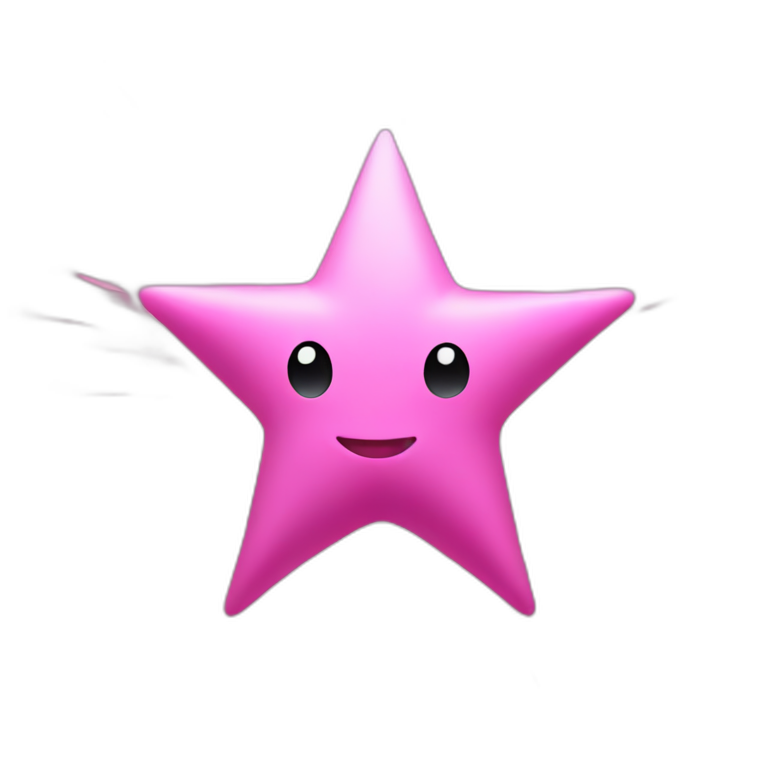 pink bursting star emoji