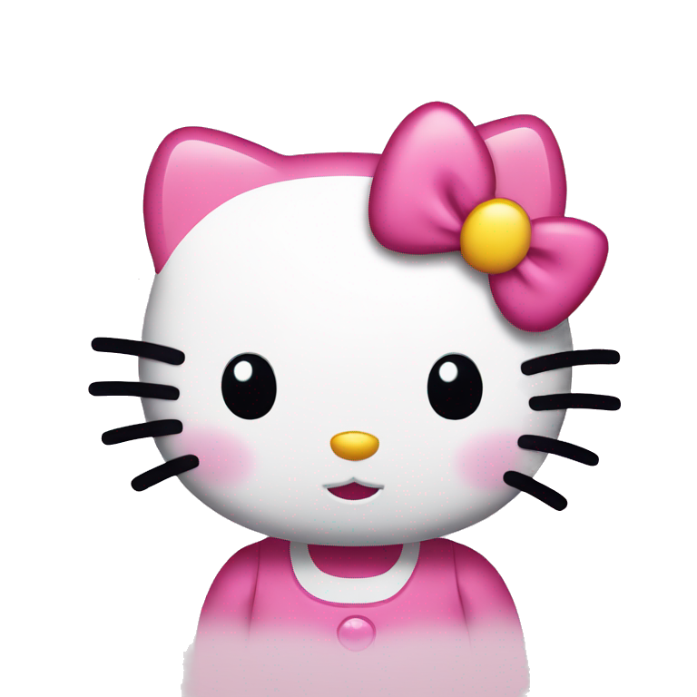 hello kitty in ios style  emoji